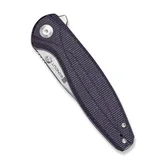Нож складной туристический Sencut Vyrce (8.9 см) D2 / Canvas Micarta фиолетовый — Photo 10