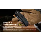 Ніж складаний туристичний Sencut Hyrax, (8.4 см) 9Cr18MoV / G10 чорний — Photo 34