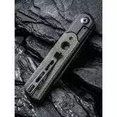 Ніж складаний туристичний Civivi Banneret, (8.8 см) Nitro-V / Stainless &amp; Micarta чорний — Photo 31