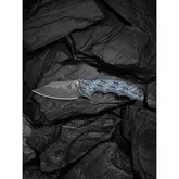 Нож складной туристический Civivi Pentad (8.8 см) Damascus / Micarta синий / белый — Photo 23