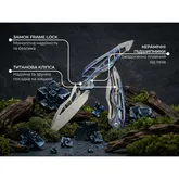 Ніж складаний туристичний Weknife Arrakis (8.8 см) Vanax / Titanium сірий — Photo 26
