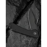Ніж складаний кишеньковий Civivi Elementum Slip Joint, (7.5 см) 14C28N / G10 чорний — Photo 29