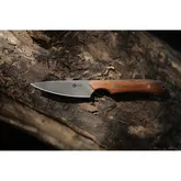 Нож фиксированный карманный Civivi High Grass Field Knife (7,4 см) 14C28N / Wood дерево с чехлом — Photo 22