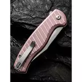 Ніж складаний туристичний Civivi Stormhowl, (8.4 см) Nitro-V / Aluminum рожевий — Photo 32