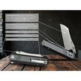 Нож складной туристический Sencut Draxor, (9.4 см) 9Cr18MoV / G10 серый — Photo 20