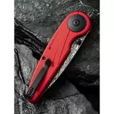 Ніж складаний туристичний Civivi Starflare, (8.4 см) Damascus / Aluminum червоний — Photo 32