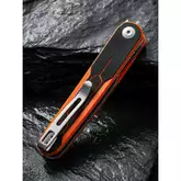 Ніж складаний кишеньковий Civivi KwaiQ , (7.6 см) Nitro-V / G10 чорно-помаранчевий — Photo 32