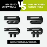 Кліпса кишенькова сталева чорна Civivi без гвинтів CA-05A-V1 — Photo 7