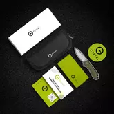 Ніж складаний туристичний Civivi Vision FG, (8.9 см) Nitro-V / Micarta темно-сірий — Photo 35