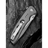 Ніж складаний туристичний Civivi Hyperpulse, (8.9 см) 14C28N / Aluminum сірий — Photo 31