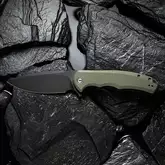 Ніж складаний туристичний Civivi Praxis, (9.5 см) 9Cr18MoV / G10 зелений — Photo 16