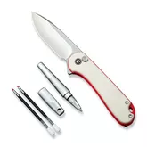 Комплект (нож складной, ручка) Civivi StellarQuill Pen &amp; Button Lock Elementum II Knife Combo Gift Pack C23049 — Photo 10