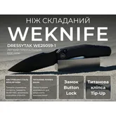 Ніж складаний туристичний Weknife Dressytak (8.6 см) Bohler M390 / Titanium чорний — Photo 25