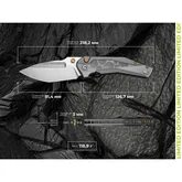 Ніж складаний туристичний Civivi Wellmax (9.1 см) 14C28N / Aluminum сірий — Photo 29