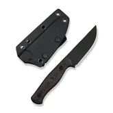 Нож фиксированный туристический Weknife Notchline, (8.7 см) CPM S35VN / Carbon Fiber медный с чехлом — Photo 18