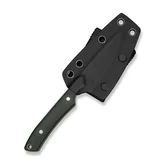 Нож фиксированный карманный Civivi High Grass Field Knife (7,4 см) 14C28N / Micarta зеленый с чехлом — Photo 23