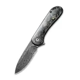 Ніж складаний кишеньковий Civivi Elementum, (7.5 см) Damascus / Carbon Fiber сірий — Photo 17