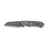 Ніж складаний туристичний Civivi Pragma Prime, (8.9 см) Damascus / Aluminum сірий — Photo 24