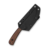 Нож фиксированный туристический Civivi Carveth (9,1 см) AEB-L / Wood дерево с чехлом — Photo 22