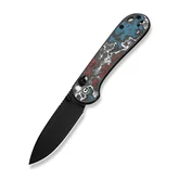 Ніж складаний кишеньковий Civivi Elementum (Crossbar Lock), (7.51 см) CPM S35VN / Nebula FatCarbon Fiber чорний/червоний/синій/білий — Photo 8