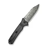 Нож складной туристический Civivi Neurohaptic, (9.5 см) Damascus / Carbon Fiber &amp; G10 — Photo 19