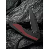 Ніж складаний туристичний Civivi Hypersonic, (9.4 см) 14C28N / Steel &amp; G10 чорно-бордовий — Photo 29