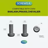 Кліпса кишенькова титанова Civivi T001C з титановими гвинтами — Photo 9