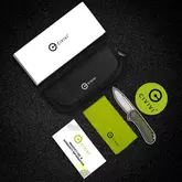 Ніж складаний туристичний Civivi Hypersonic, (9.4 см) 14C28N / Steel &amp; G10 чорно-бордовий — Photo 35