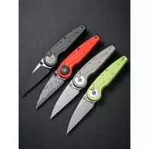 Ніж складаний туристичний Civivi Starflare, (8.4 см) Nitro-V / Aluminum зелений — Photo 37