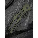 Ніж складаний туристичний Civivi Biophase, (8.9 см) Nitro-V / Aluminum &amp; G10 чорно-зелений — Photo 31