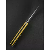 Ніж складаний туристичний Sencut Praktisk, (9.1 см) 9Cr18MoV / G10 жовтий — Photo 30