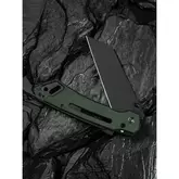 Ніж складаний тактичний Civivi Buster FG, (10.7 см) Nitro-V / Micarta темно-зелений — Photo 29