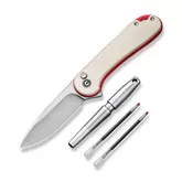 Комплект (нож складной, ручка) Civivi StellarQuill Pen &amp; Button Lock Elementum II Knife Combo Gift Pack C23049 — Photo 8