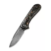 Ніж складаний кишеньковий Civivi Elementum, (7.5 см) Damascus / Carbon Fiber чорний — Photo 17