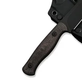 Нож фиксированный туристический Weknife Notchline, (8.7 см) CPM S35VN / Carbon Fiber медный с чехлом — Photo 19