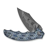 Нож складной туристический Civivi Pentad (8.8 см) Damascus / Micarta синий / белый — Photo 17