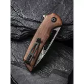 Ніж складаний кишеньковий Civivi Odium, (6.7 см) Damascus / Guibourtia Wood — Photo 29