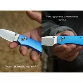 Ніж складаний кишеньковий Civivi Baby Banter 2, (5.9 см) Nitro-V / Aluminum синій — Photo 23
