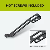 Кліпса кишенькова сталева чорна Civivi без гвинтів CA-05A-V1 — Photo 6