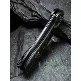 Ніж складаний кишеньковий Civivi Elementum, (7.5 см) Damascus / Carbon Fiber сірий — Photo 30