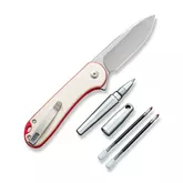 Комплект (нож складной, ручка) Civivi StellarQuill Pen &amp; Button Lock Elementum II Knife Combo Gift Pack C23049 — Photo 9
