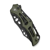 Ніж складаний туристичний Civivi Biophase, (8.9 см) Nitro-V / Aluminum &amp; G10 чорно-зелений — Photo 21