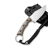 Ніж фіксований тактичний Civivi Midwatch, (8.6 см) N690 / Micarta коричневий — Photo 13