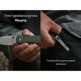 Ніж складаний кишеньковий Civivi Baby Banter 2, (5.9 см) Nitro-V / Micarta темно-зелений — Photo 24