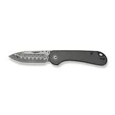 Ніж складаний кишеньковий Civivi Elementum Slip Joint, (7.5 см) Damascus / Carbon Fiber сірий — Photo 25