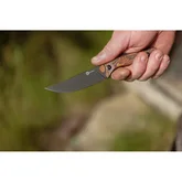 Ніж фіксований туристичний Civivi Carveth (9,1 см) AEB-L / G10 помаранчевий/чорний з чохлом — Photo 27