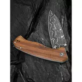 Ніж складаний туристичний Civivi Placoid, (9.3 см) Damascus / Guibourtia Wood — Photo 29