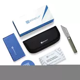 Ніж складаний туристичний Sencut Praktisk, (9.1 см) 9Cr18MoV / Micarta темно-зелений — Photo 24