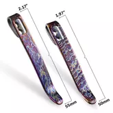 Кліпси кишенькові титанові 2 штуки Civivi без гвинтів T002A — Photo 6