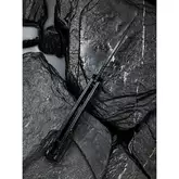 Ніж складаний кишеньковий Civivi Elementum, (7.5 см) Damascus / Carbon Fiber чорний — Photo 26